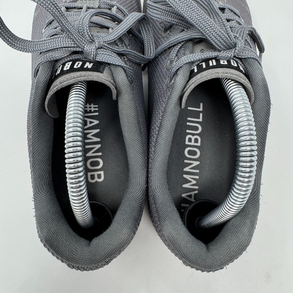 Nobull Trainer Low Top Shoes Dark Grey Super Fabric SF Men's 8 Women's 9.5 - Picture 9 of 12